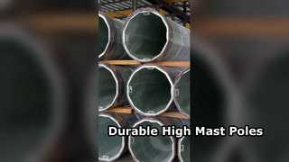 উচ্চ মাস্ট খুঁটি স্টেডিয়াম আলো ইস্পাত খুঁটি গাইড