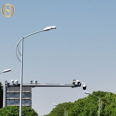একক বাহু সহ ইস্পাত অষ্টভুজাকার হালকা মেরু 10 এম