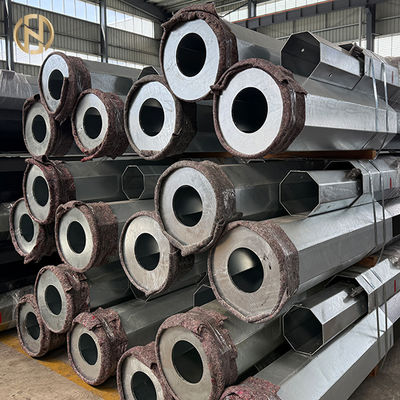 কেনা High-quality Export Octagonal Hot-dip Galvanized Transmission Line Steel Poles online manufacture