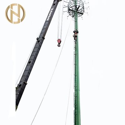 কেনা জিআর 50 গ্রেড ইস্পাত টেলিযোগযোগ পোস্ট 25 এম 30 এম 36 এম 3-25 মিমি ওয়াল পুরুত্ব online manufacture