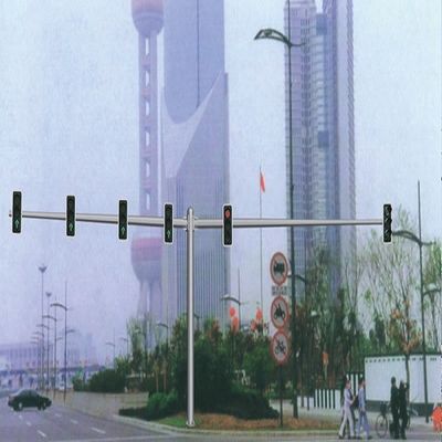 কেনা সবুজ হলুদ রেড লাইট পোল 3 এম 6 এম হট ডিপ গ্যালভানাইজেশন / পাউডার আবরণ সারফেস online manufacture