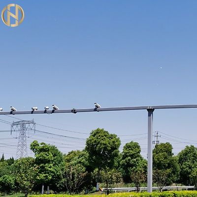 কেনা কিউ 235 জালযুক্ত সিসিটিভি আউটডোর সুরক্ষা ক্যামেরা মেরু ডাবল বন্ধনী online manufacture