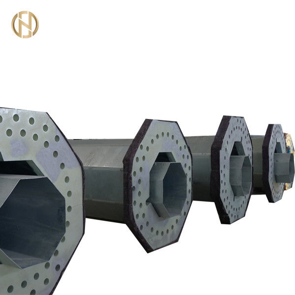 Gr60 25mm পুরুত্ব নলাকার ইস্পাত মেরু গরম ডিপ Galvanized