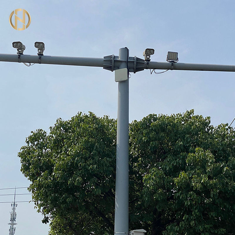 11M বহুভুজ টেলিস্কোপিক CCTV ক্যামেরা পোল জারা প্রতিরোধী