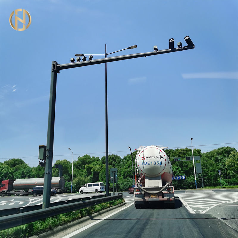11M বহুভুজ টেলিস্কোপিক CCTV ক্যামেরা পোল জারা প্রতিরোধী