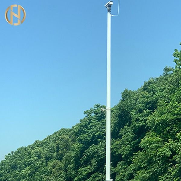 Hot Dip Galvanization Astm Gr65 7.8m Cantilever Traffic Light Pole