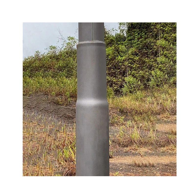 বৈদ্যুতিক শক্তির জন্য সোয়াজড স্টিল টিউবুলার পোল 16M হট ডিপ